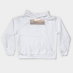 Soft colored dramatic cloudy sky Kids Hoodie